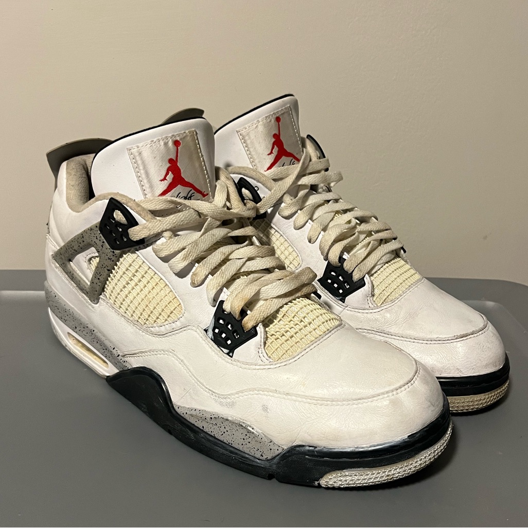 Jordan 4 White Cement Size 16